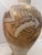 Mid-Century Modern 1970s Mid-Century Modern Ceramic Geometric Carved Lamp Base For Sale - Image 3 of 9