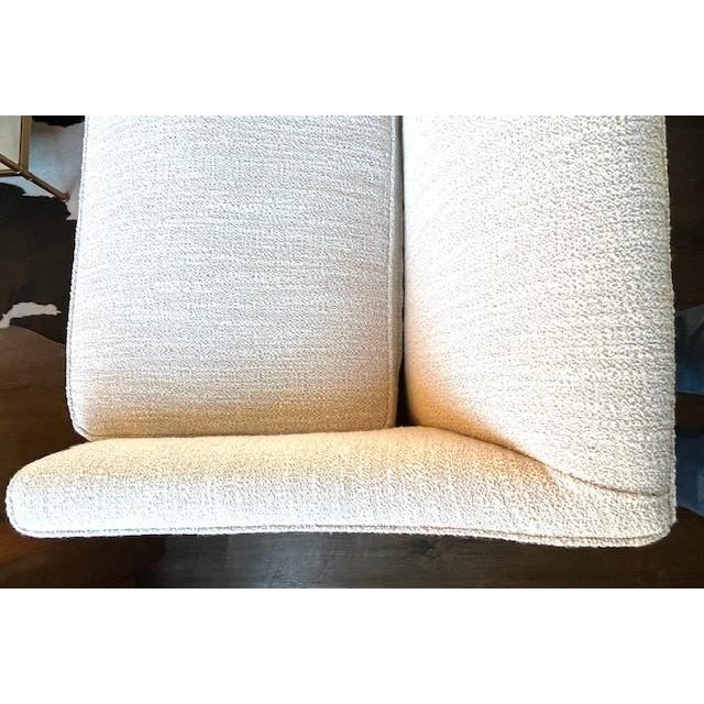 1960s Mid-Century Modern Sofa Upholstered in Boucle For Sale - Image 9 of 9