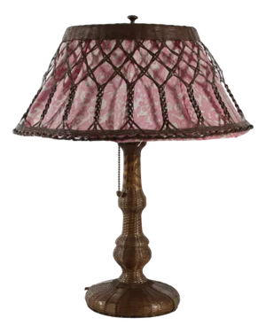 Arts and Crafts Pull Chain Table Lamp, 1930s