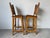 1980s Vintage Coastal Organic Bamboo & Rattan With Leather Wrapped Bar Stools - A Pair For Sale - Image 5 of 13