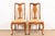 Ethan Allen Queen Anne Solid Carved Maple Side Chairs or Dining Chairs, Pair For Sale - Image 12 of 12