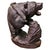 Black Large Edwardian Carved Linden Wood Bear, 1900 For Sale - Image 8 of 8