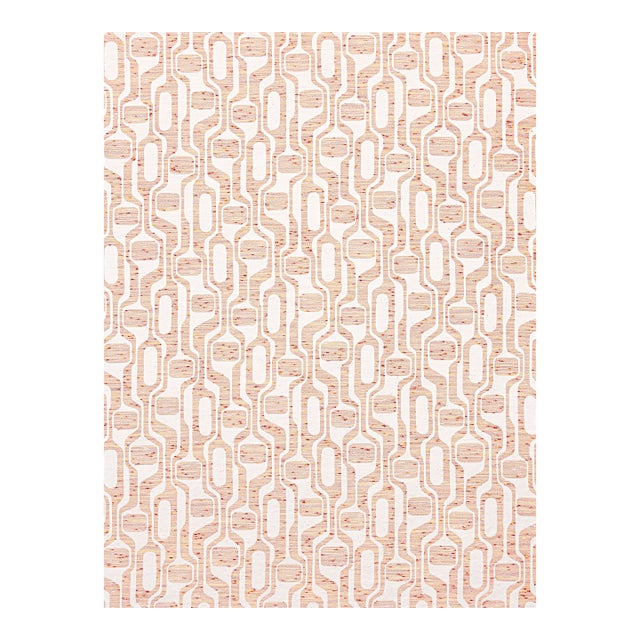 Sample - The House of Scalamandré Telly Fabric, Peach Melba For Sale