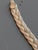 Vintage Braided Herringbone Silver Chain Bracelet From Italy For Sale In San Diego - Image 6 of 7