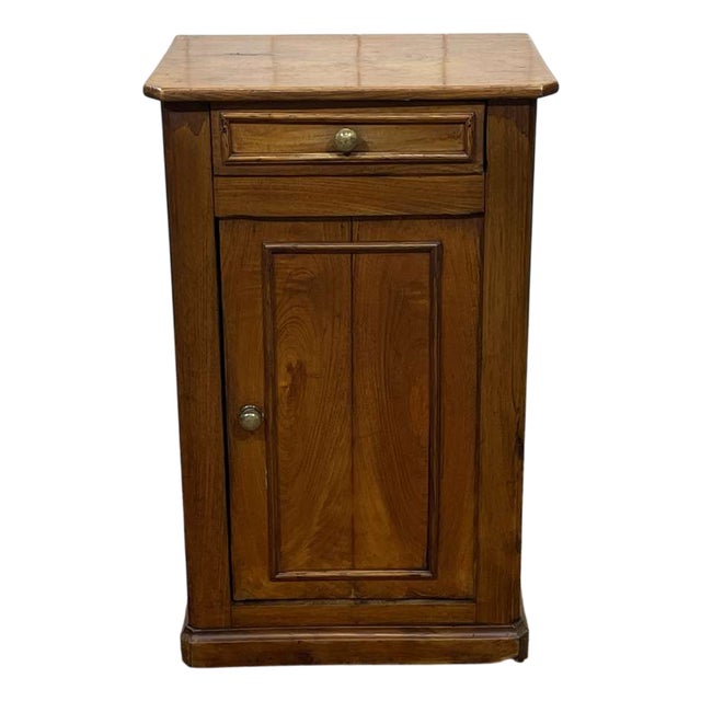 Bedside Table in Chestnut For Sale