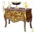 Louis XV Bombe Marble-Top Commode With Exquisite Floral Marquetry & Gilt Bronze Mounts For Sale