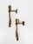 Mid-Century Italian Hollywood Regency Brass Handles or Wall Hooks, 1970s, Set of 2 For Sale - Image 16 of 17