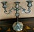 Silver Mid 20th Century Silver Plate Single 3 Light Candelabra Candle Holder For Sale - Image 8 of 11
