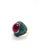 Late 20th Century Bochic “Orient” Vintage Ruby & Blue Sapphire Ring Set In 18 K Gold & Silver For Sale - Image 5 of 12