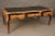 Monumental 19th Century Louis XV Style Bronze Ormolu Mounted Leather Top Bureau Plat For Sale - Image 4 of 9