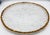 Mid-Century Modern 1980s Mid-Century Modern Crystal Ivv Glacier Ice Serving Platter Cake Plate Italy 10k Gold Trim 14.5" For Sale - Image 3 of 8