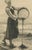 Laguillermie, Young Breton Woman Winnowing Buckwheat by the Sea, 1875, Paper For Sale - Image 4 of 7