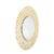A striking Mid-Century Modernist round mirror, handcrafted in Italy during the 20th century, this piece exudes timeless...
