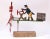 Charming whirligig depicting a figure resembling Uncle Sam sawing a log mounted to a wooden base. Hand carved, painted,...