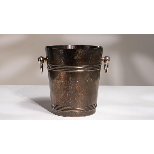 Silver Mid 20th Century France Silver Ice Bucket For Sale - Image 8 of 15