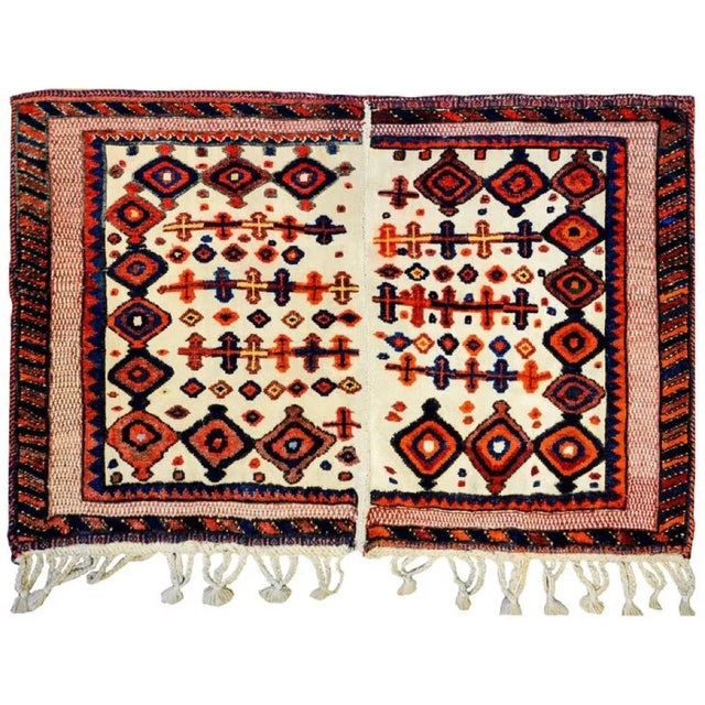 Early 20th Century Saveh Kilim Runner For Sale In Chicago - Image 6 of 8