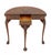 Queen Anne Demi Lune Card Table in Walnut, 1920s For Sale - Image 4 of 9