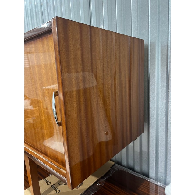 Polish Mid-Century Mahogany Sideboard, C1950's For Sale - Image 13 of 16