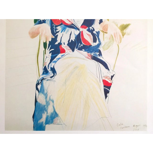 David Hockney Vintage 1980 Dumont Art Calendar Lithograph