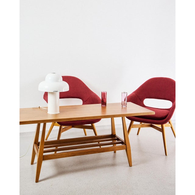 Lounge Chair by Miroslav Navratil for Vertex, 1960s, in Restored conditions. Designed 1960 to 1969 This piece is...