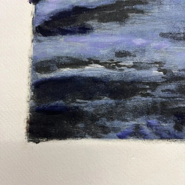 Art by Gina Kail Monoprint June 1998 Abstract Landscape 8 For Sale In San Diego - Image 6 of 9