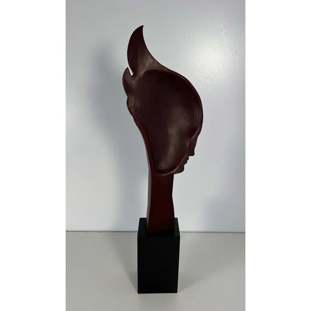 G. Cacciapuoti, Sculpture, 1930s, Wood and Stoneware For Sale - Image 6 of 12