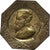 Late 19th Century Antique French Michelangelo Brass Repoussé Portrait Plaque, C. Late 19th Century For Sale - Image 5 of 6