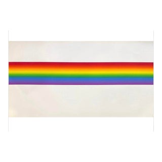 James Norman Rainbow 1979 Original Serigraph Size 20”x40”, Signed For Sale