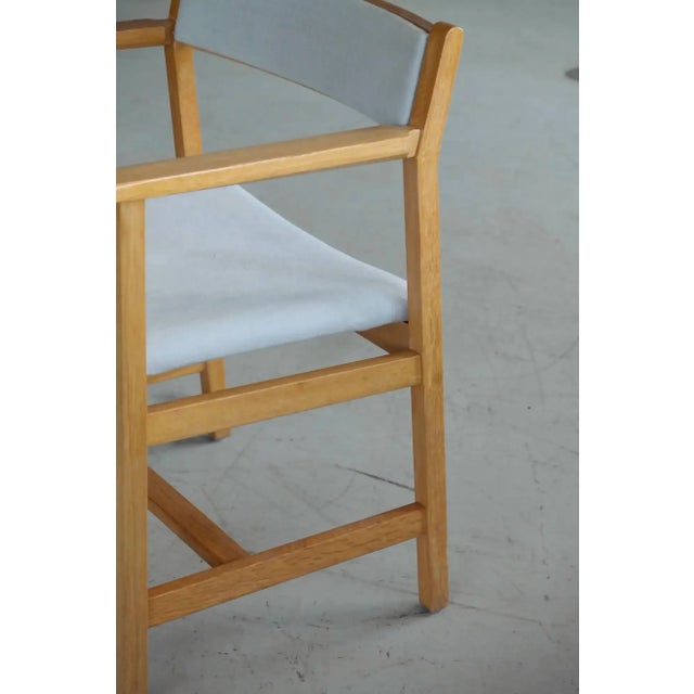 Børge Mogensen Model 3242 Oak Side or Armchair for Fredericia Stolefabrik For Sale - Image 9 of 10