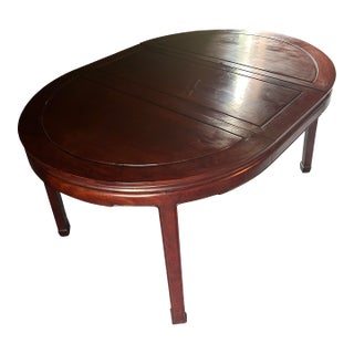 1970s Solid Wood Expandable Table For Sale