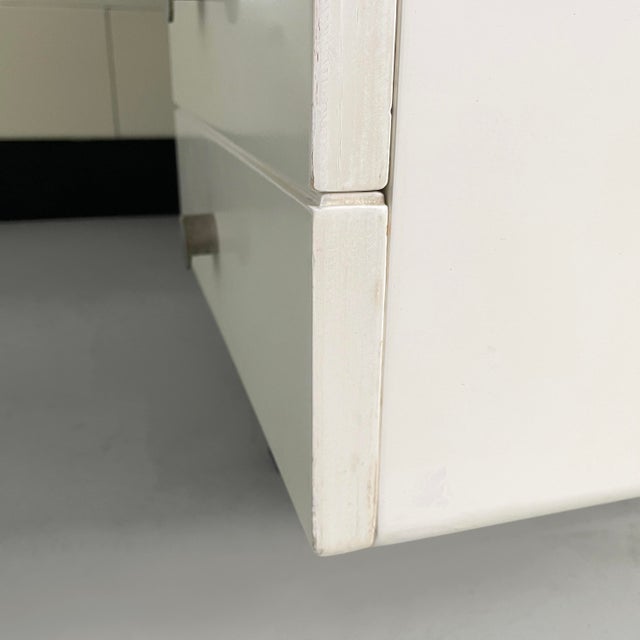 Italian Modern Wood, Steel and Leather Desk attributed by Fabio Lenci, 1970s For Sale - Image 10 of 18