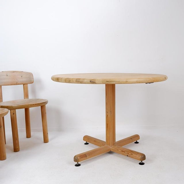 Vintage Danish Dining Set by Rainer Daumiller for Hirtshals Savværk A/S, 1970s, Set of 3 For Sale - Image 8 of 16
