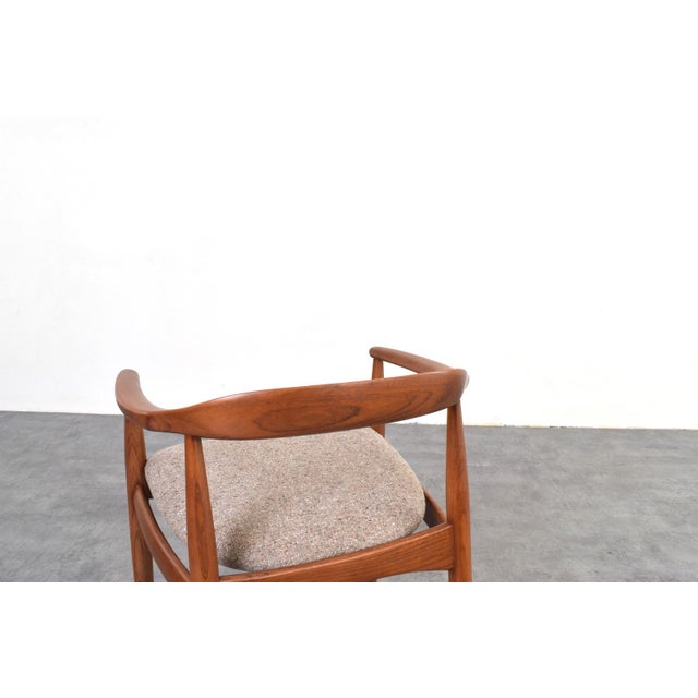 Mid-Century Modern Danish Armchair by Illum Wikkelsø for Niels Eilersen, 1960s For Sale - Image 11 of 13