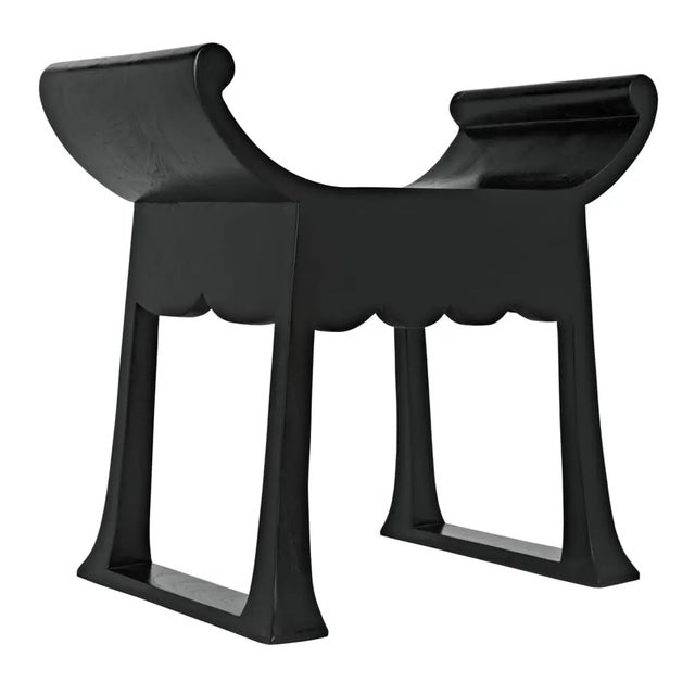 2020s Wey Stool, Charcoal Black For Sale - Image 5 of 5