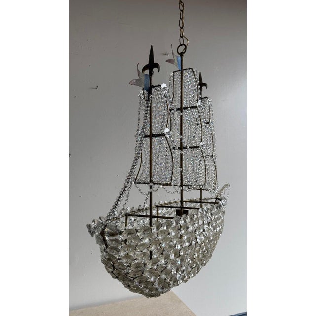 Melissa Levinson Redondo Beach Ship Chandelier by Miamar Home For Sale - Image 4 of 12