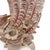 Mid 20th Century Vintage Pink Ceramic Cornucopia Vase W/ Applied Bird & Flowers For Sale - Image 5 of 9