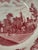 Johnson Brothers Old Britain Castles Red Earthenware Serving Bowl 9" Crown Stamp For Sale In New York - Image 6 of 9