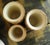 3 Rustic Birch Bark Wax Candles Led Flickering Flameless Lights 8”+8”+6” For Sale In Wichita - Image 6 of 7