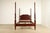 Baker Furniture Historic Charleston Georgian Carved Mahogany Queen Size Poster Bed For Sale - Image 10 of 10