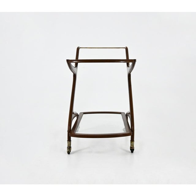 Vintage Italian Serving Trolley, 1960s For Sale - Image 4 of 13