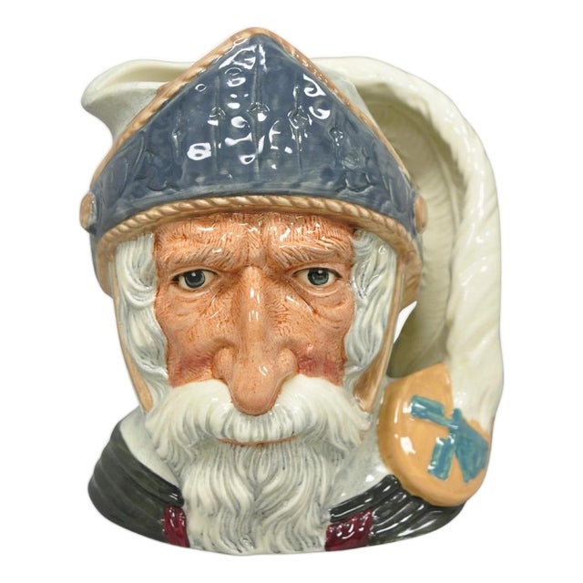Vintage 1956 Royal Doulton Don Quixote D6455 Porcelain Toby Character Jug Mug For Sale