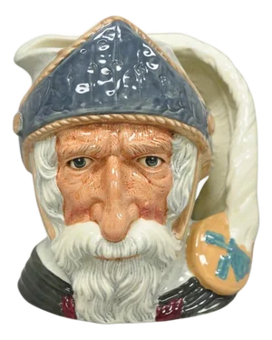 Vintage 1956 Royal Doulton Don Quixote D6455 Porcelain Toby Character Jug Mug