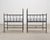 Set of Four French Modernist Iron Brass Ball Finial Lounge Chairs For Sale - Image 10 of 18