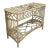 Vintage Rattan Chinese Chippendale Ficks Reed Console Table For Sale