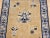 Textile Vintage Chinese Art Deco Rug, Hand-Knotted Wool, Tan & Blue, 1900s For Sale - Image 7 of 12