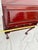 Oxblood Red 1930s Vintage Chippendale Style Secretary Desk Nine Drawers Three Hidden Compartments For Sale - Image 8 of 10