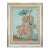 Framed Japanese Woodblock Print Le Bonze Errant by Paul Jacoulet For Sale
