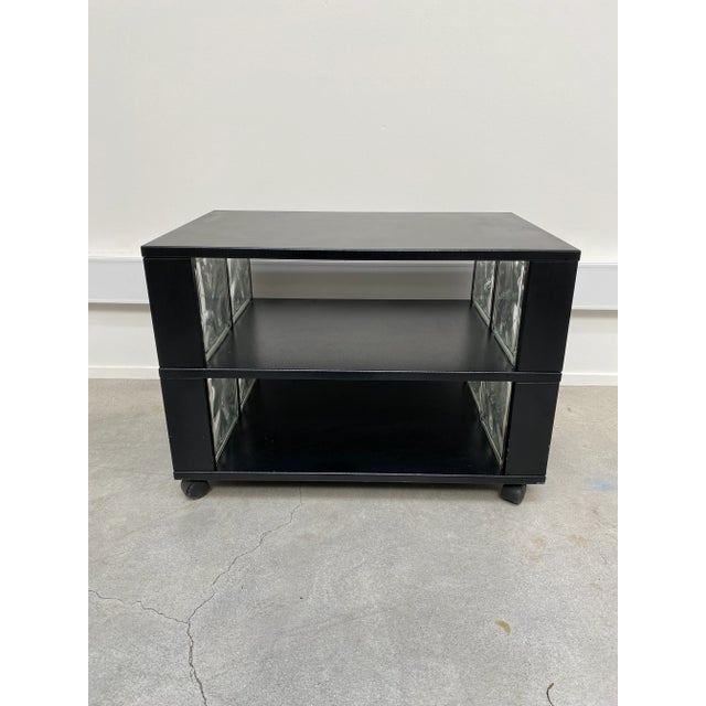 Contemporary 1990s Postmodern Ice Block Media Stand For Sale - Image 3 of 7