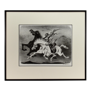 William Gropper Horsemen 1935 Original Print