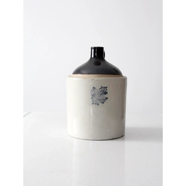Antique Western Stoneware Crock Jug For Sale - Image 9 of 9